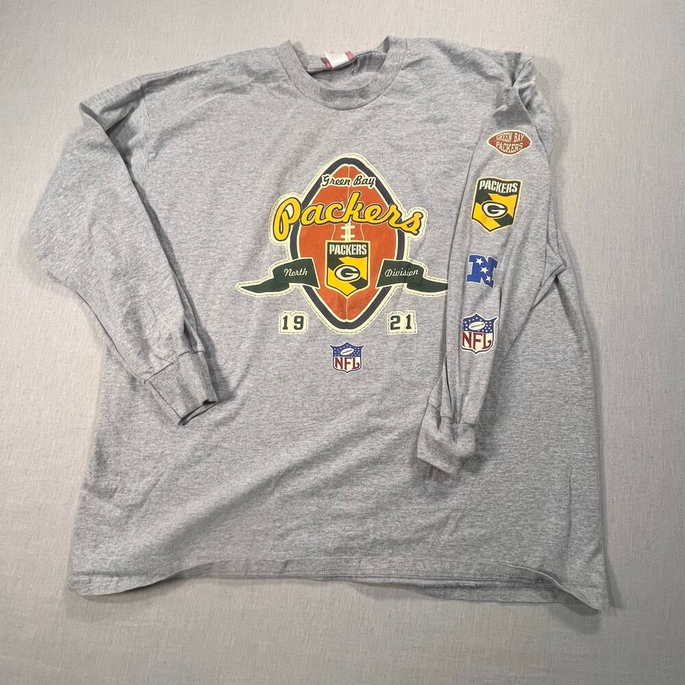 Green Bay Packers NFL 2X Long Sleeve Football Shirt Classic Fan Tee